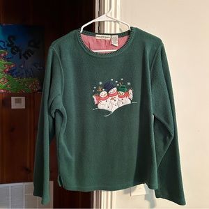 Vintage Stephanie Rogers Snowman Sweater